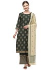 Green Colour Latest Fancy Designer Heavy Regular Casual Wear Cotton Printed Readymade Salwar Suit Collection 112